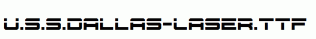 U.S.S.Dallas-Laser.ttf