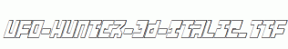 UFO-Hunter-3D-Italic.ttf