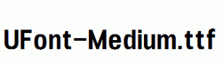 UFont-Medium.ttf