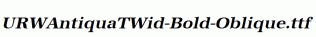 URWAntiquaTWid-Bold-Oblique.ttf