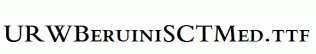 URWBeruiniSCTMed.ttf