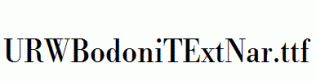 URWBodoniTExtNar.ttf