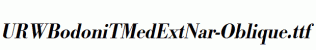 URWBodoniTMedExtNar-Oblique.ttf