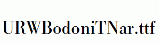 URWBodoniTNar.ttf
