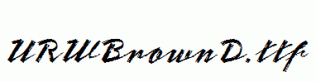 URWBrownD.ttf