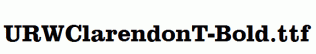 URWClarendonT-Bold.ttf