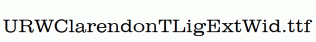 URWClarendonTLigExtWid.ttf