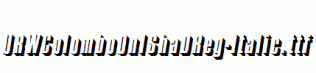 URWColomboOnlShaDReg-Italic.ttf