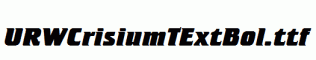 URWCrisiumTExtBol.ttf