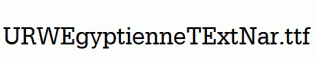 URWEgyptienneTExtNar.ttf