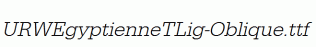 URWEgyptienneTLig-Oblique.ttf