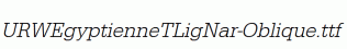 URWEgyptienneTLigNar-Oblique.ttf