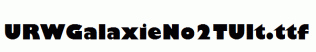 URWGalaxieNo2TUlt.ttf
