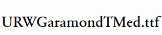 URWGaramondTMed.ttf