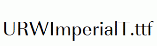 URWImperialT.ttf