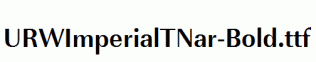 URWImperialTNar-Bold.ttf