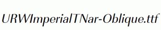URWImperialTNar-Oblique.ttf