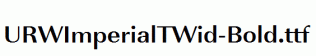 URWImperialTWid-Bold.ttf