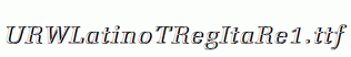 URWLatinoTRegItaRe1.ttf