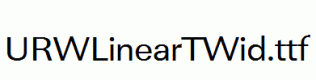 URWLinearTWid.ttf