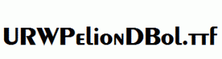 URWPelionDBol.ttf