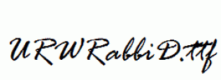 URWRabbiD.ttf
