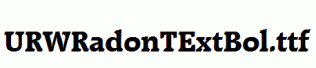 URWRadonTExtBol.ttf