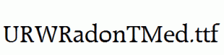 URWRadonTMed.ttf