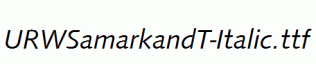URWSamarkandT-Italic.ttf