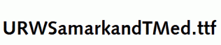 URWSamarkandTMed.ttf