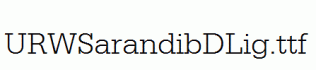 URWSarandibDLig.ttf