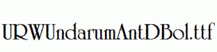 URWUndarumAntDBol.ttf