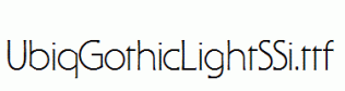 UbiqGothicLightSSi.ttf