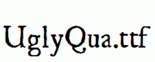 UglyQua.ttf