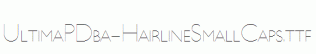 UltimaPDba-HairlineSmallCaps.ttf