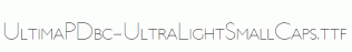 UltimaPDbc-UltraLightSmallCaps.ttf