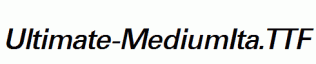 Ultimate-MediumIta.ttf