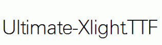Ultimate-Xlight.ttf