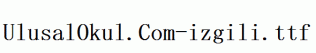 UlusalOkul.Com-izgili.ttf
