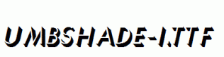 UmbShade-I.ttf