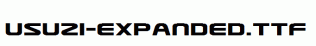 Usuzi-Expanded.ttf