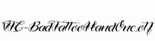 VTC-BadTattooHandOne.otf