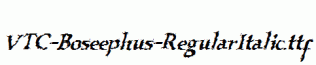 VTC-Boseephus-RegularItalic.ttf