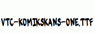 VTC-KomikSkans-One.ttf