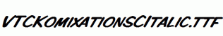 VTCKomixationSCItalic.ttf