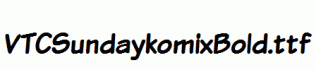 VTCSundaykomixBold.ttf
