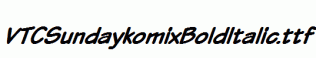 VTCSundaykomixBoldItalic.ttf