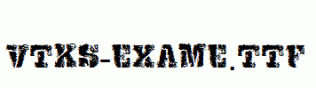 VTKS-EXAME.ttf