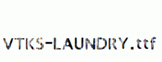 VTKS-LAUNDRY.ttf