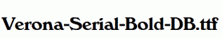 Verona-Serial-Bold-DB.ttf